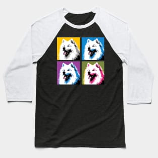 Samoyed Pop Art - Dog Lover Baseball T-Shirt